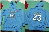 North Carolina #23 Michael Jordan Blue All Stitched Hooded Sweatshirt,baseball caps,new era cap wholesale,wholesale hats